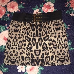 Cheetah skirt